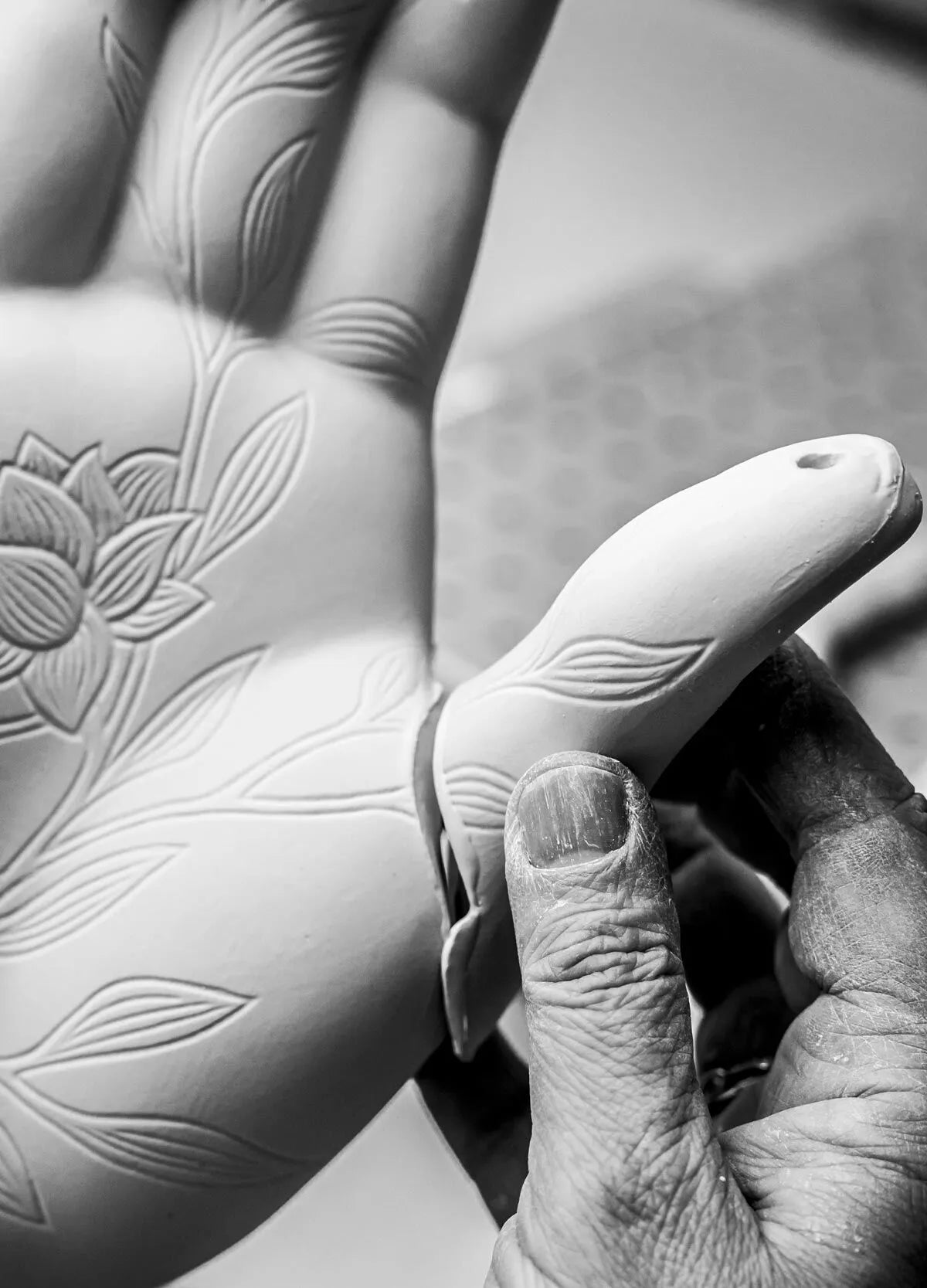 Scultura Protezione Mudra