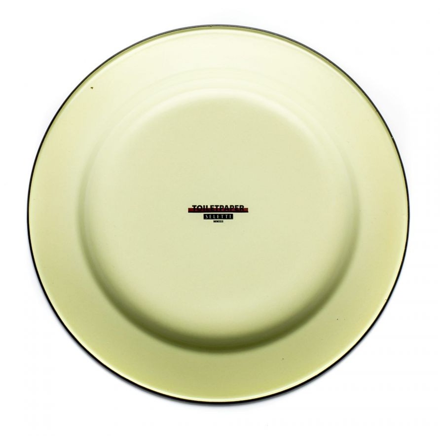 Piatto In Metallo Smaltato Toiletpaper - Saponetta Seletti