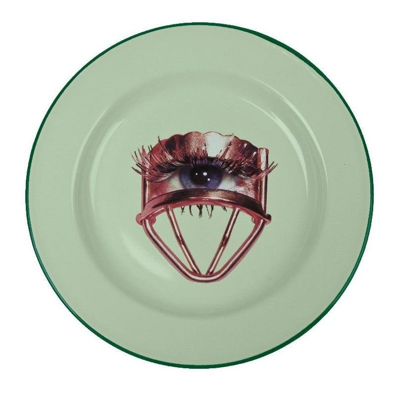 Piatto In Metallo Smaltato Toiletpaper - Occhio Seletti