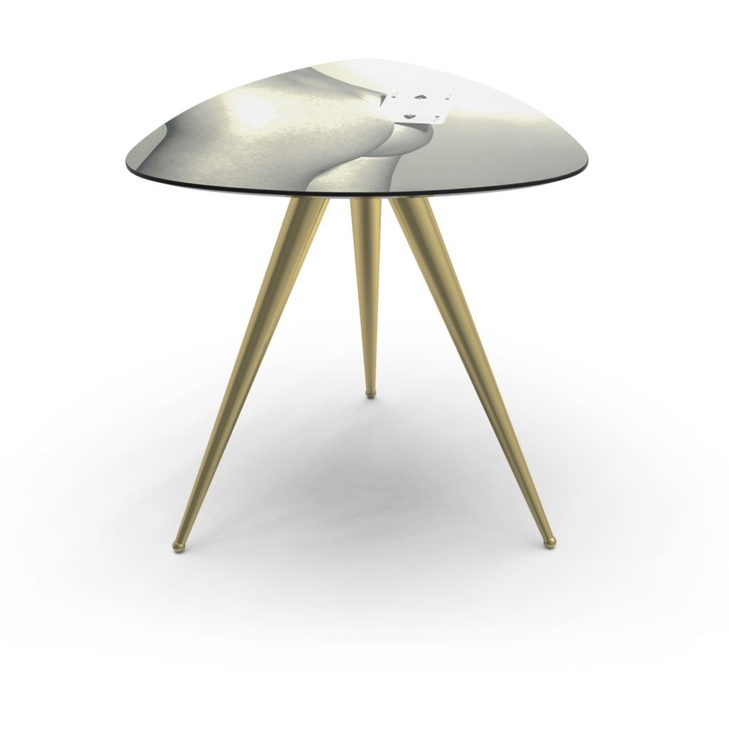 Tavolino Legno Gambe Metallo Toiletpaper - Two Of Spades