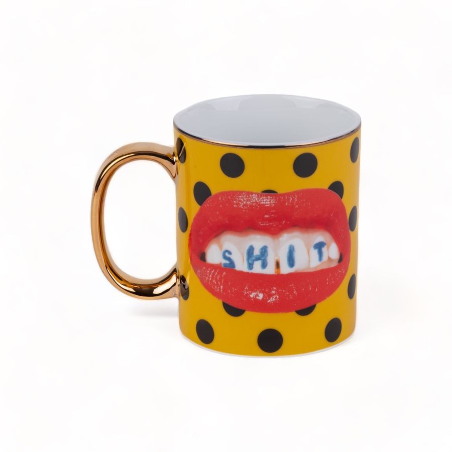 Tazza In Porcellana Toiletpaper Home - Shit