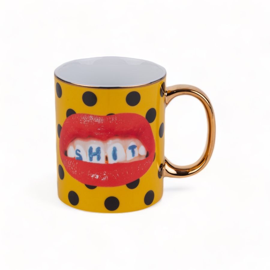 Tazza In Porcellana Toiletpaper Home - Shit