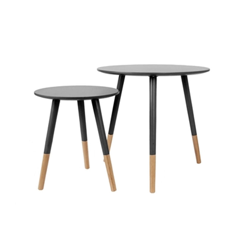 Set Tavolini Graceful Nero Present Time