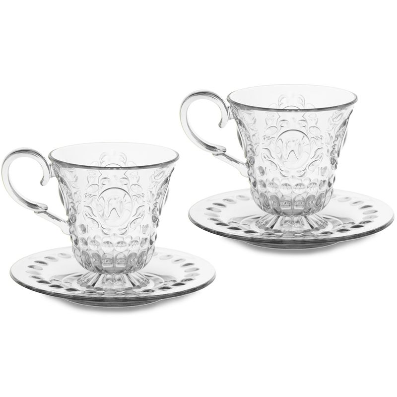 Set 2 Tazzina Caffe E Piattino