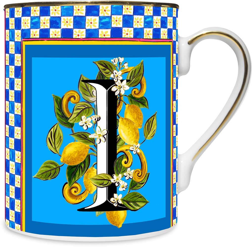 Mug Porcellana - Ortigia Lettera I