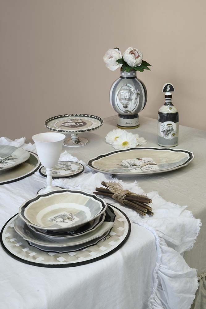Set 18 Pezzi Tavola Urban Baci Milano