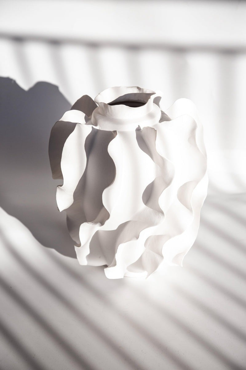 Vaso Fatto A Mano Ricciolo - 25X25X35Cm