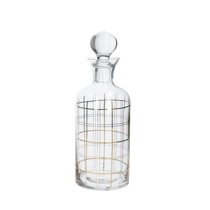 Vedoro Bottiglia Liquore In Vetro Con Decorazione