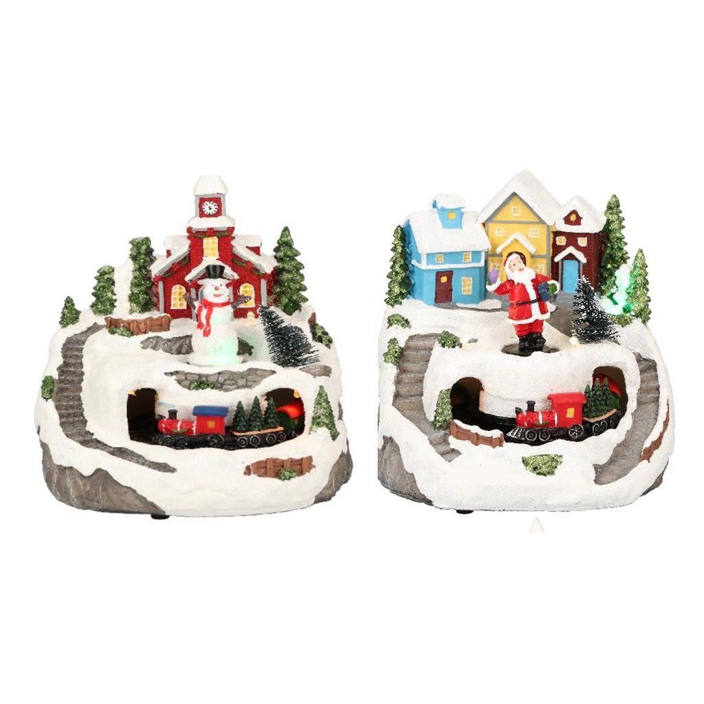 Village Train Animated 2Ass Multicolor-Battery