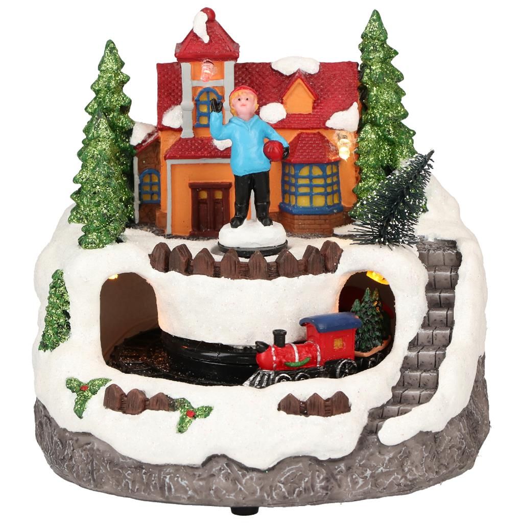 Village Train Animated 2Ass Multicolor-Battery