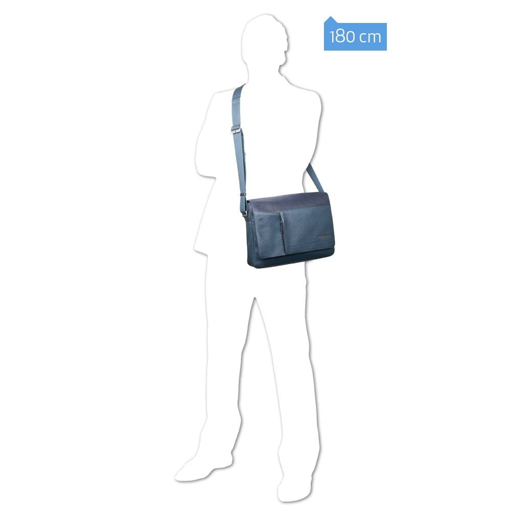 Messenger Piccola Porta Computer Con Patta Cary