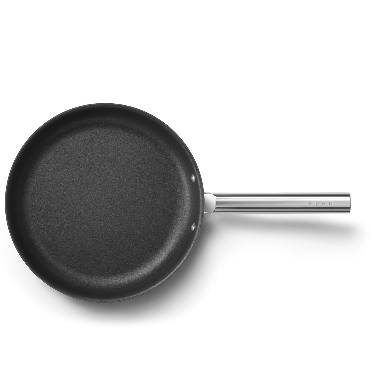 Padella Antiaderente - 28 cm Nero Stile Anni 50 Smeg