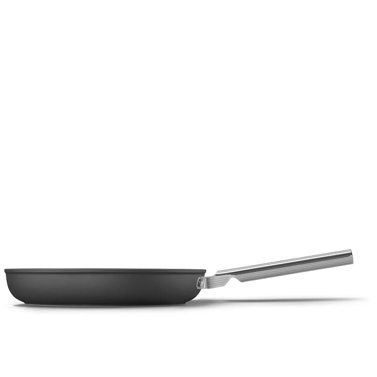 Padella Antiaderente - 28 cm Nero Stile Anni 50 Smeg