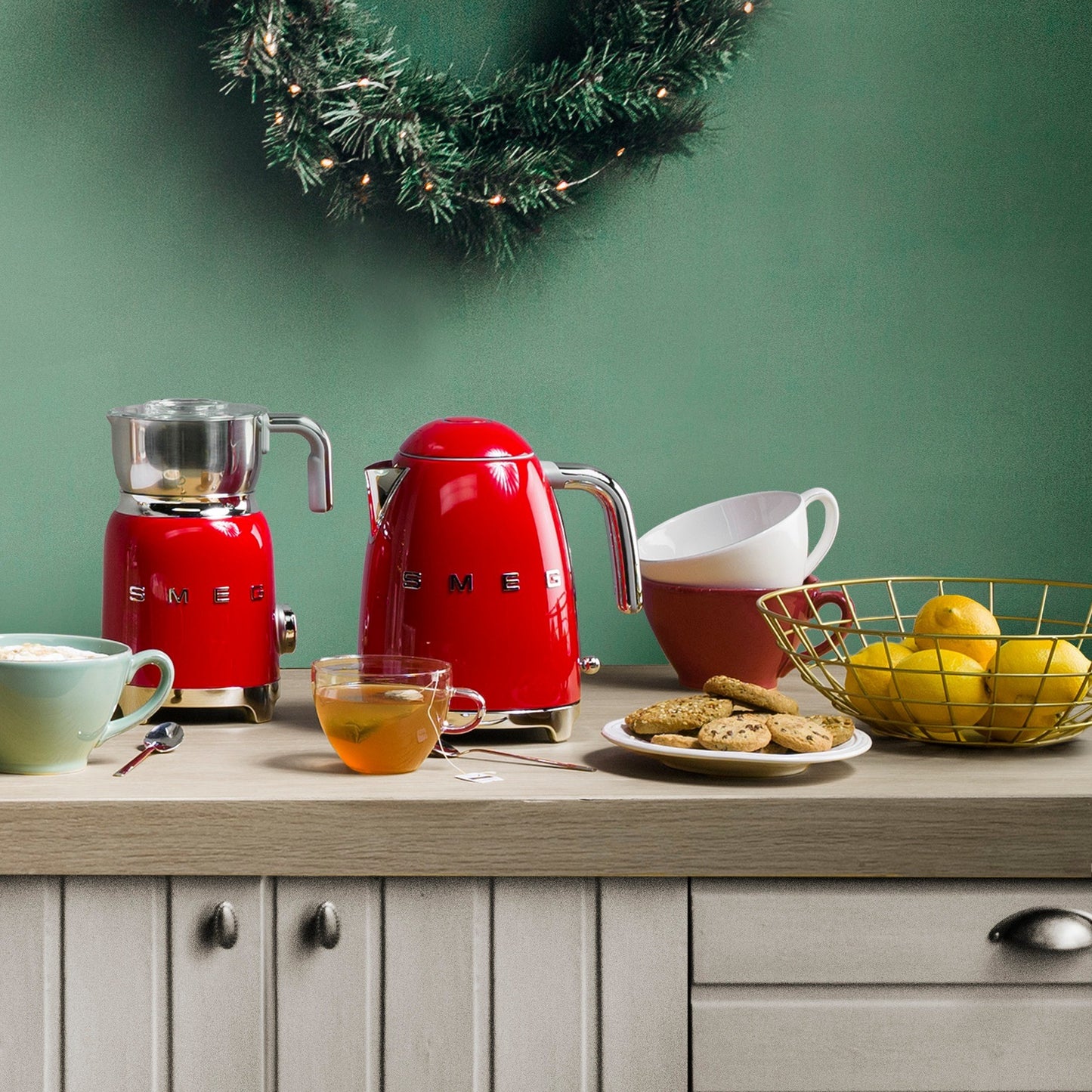 Bollitore Standard Rosso Smeg Smeg