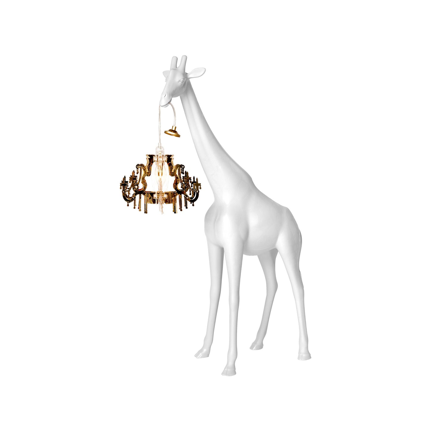 Giraffe in Love XS White