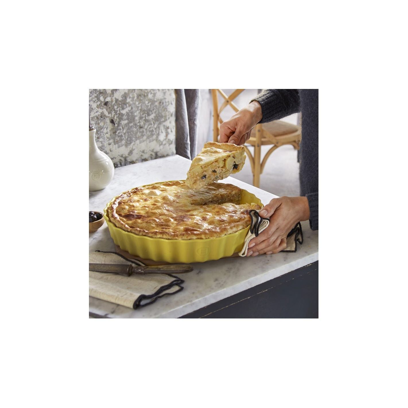 Tortiera alta D 32 cm - Provence Emile Henry