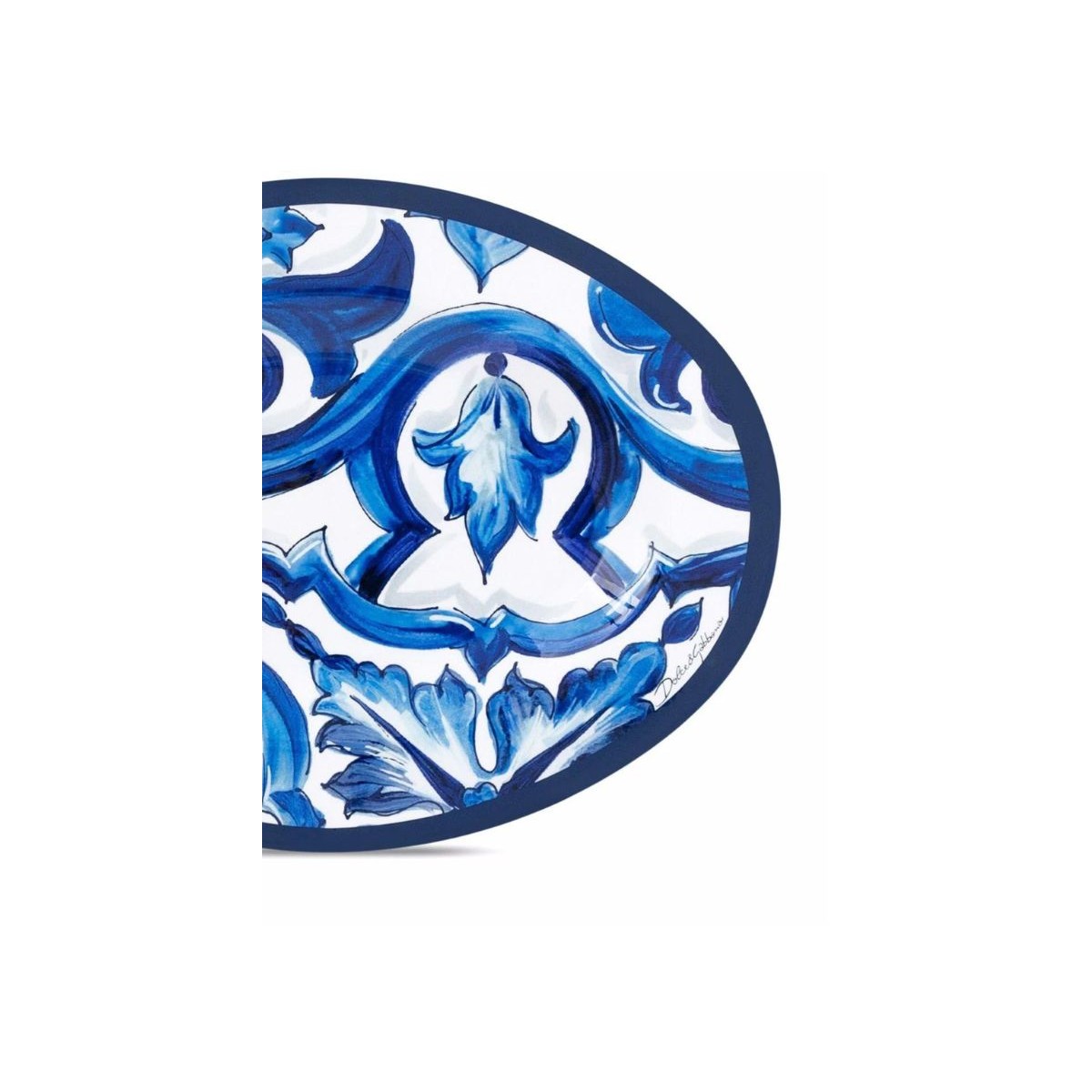 Oval Tray Mediterranean Blue