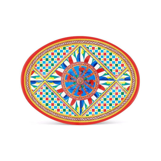 Oval Tray Carretto Dolce E Gabbana