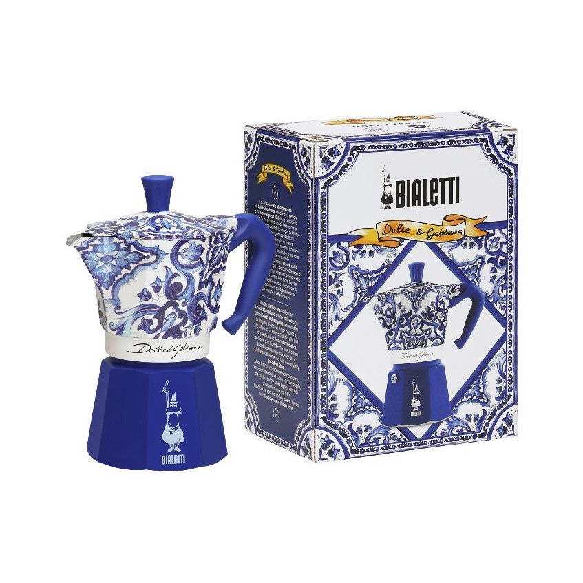 Moka Express Blu Mediterraneo 3 Tazze