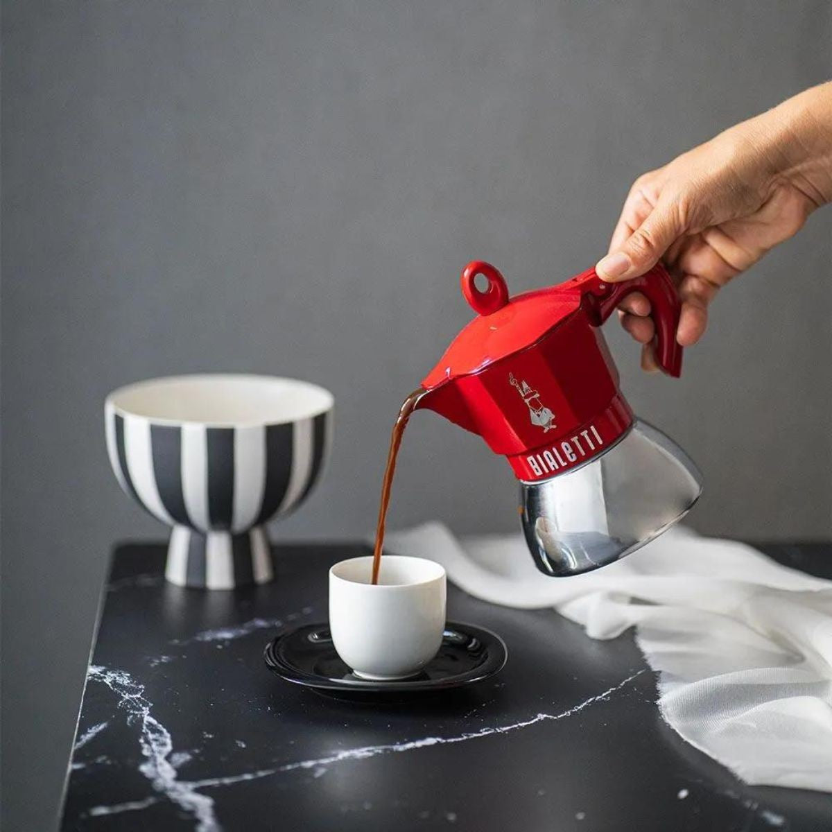 Moka Induction Rossa 4Tz