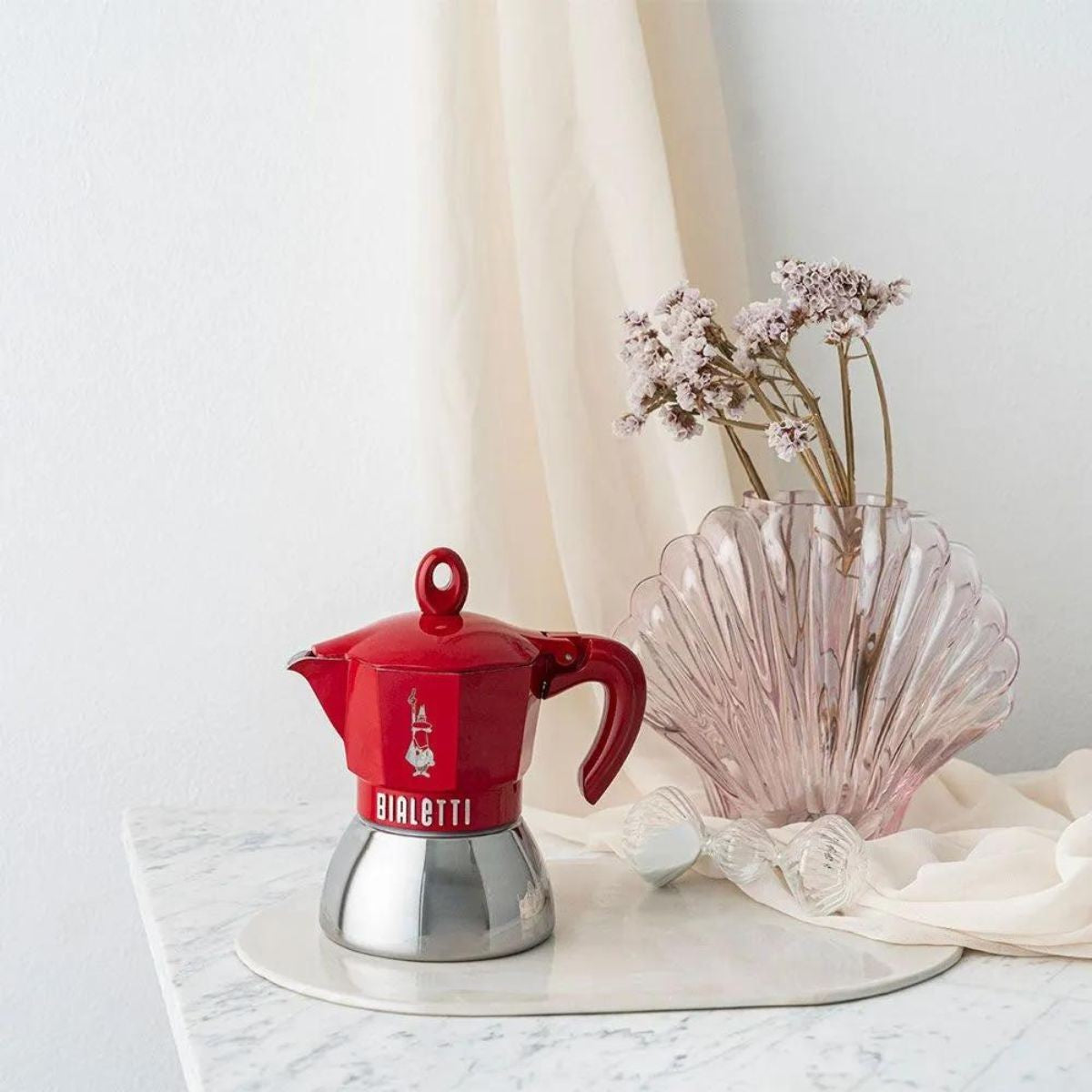 Moka Induction Rossa 4Tz Bialetti Exclusive