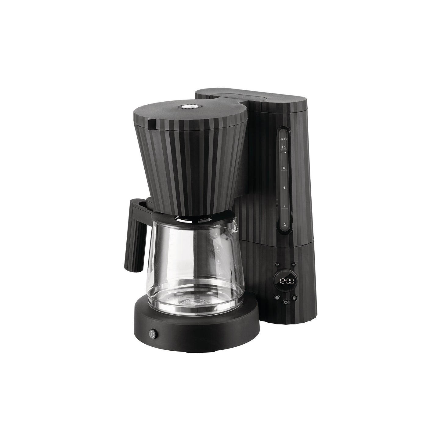 Plisse Macchina per Caffe Filtrato Nero Alessi