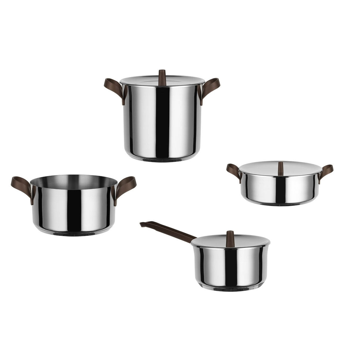 Edo Set Pentole 7 Pezzi Alessi
