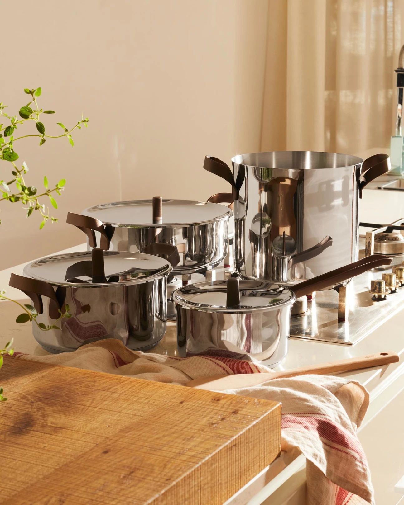 Edo Set Pentole 7 Pezzi Alessi