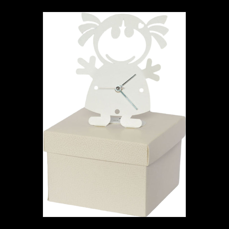 Bomboniera Orologio Biba Bianco Arti E Mestieri
