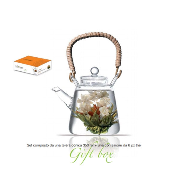 Theiera Vetro 350 Ml Con Tea Box 6Pz Lady Bird