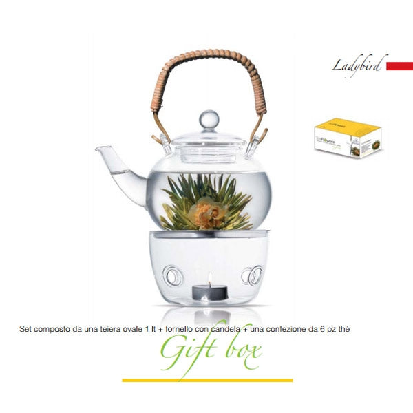 Theiera 1000 Ml Con Tea Box 6Pz E Fornello Lady Bi
