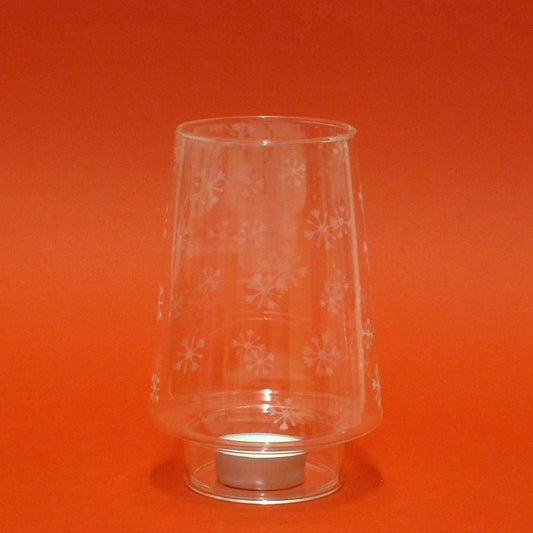 L`Oca Nera - Portacandele Fiocchi Di Neve Cm 16