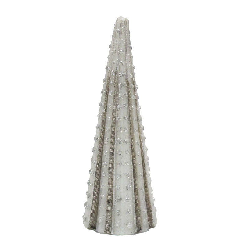 L`Oca Nera - Candela Cono Piccolo Puntini Cm 5,5 X 15 H