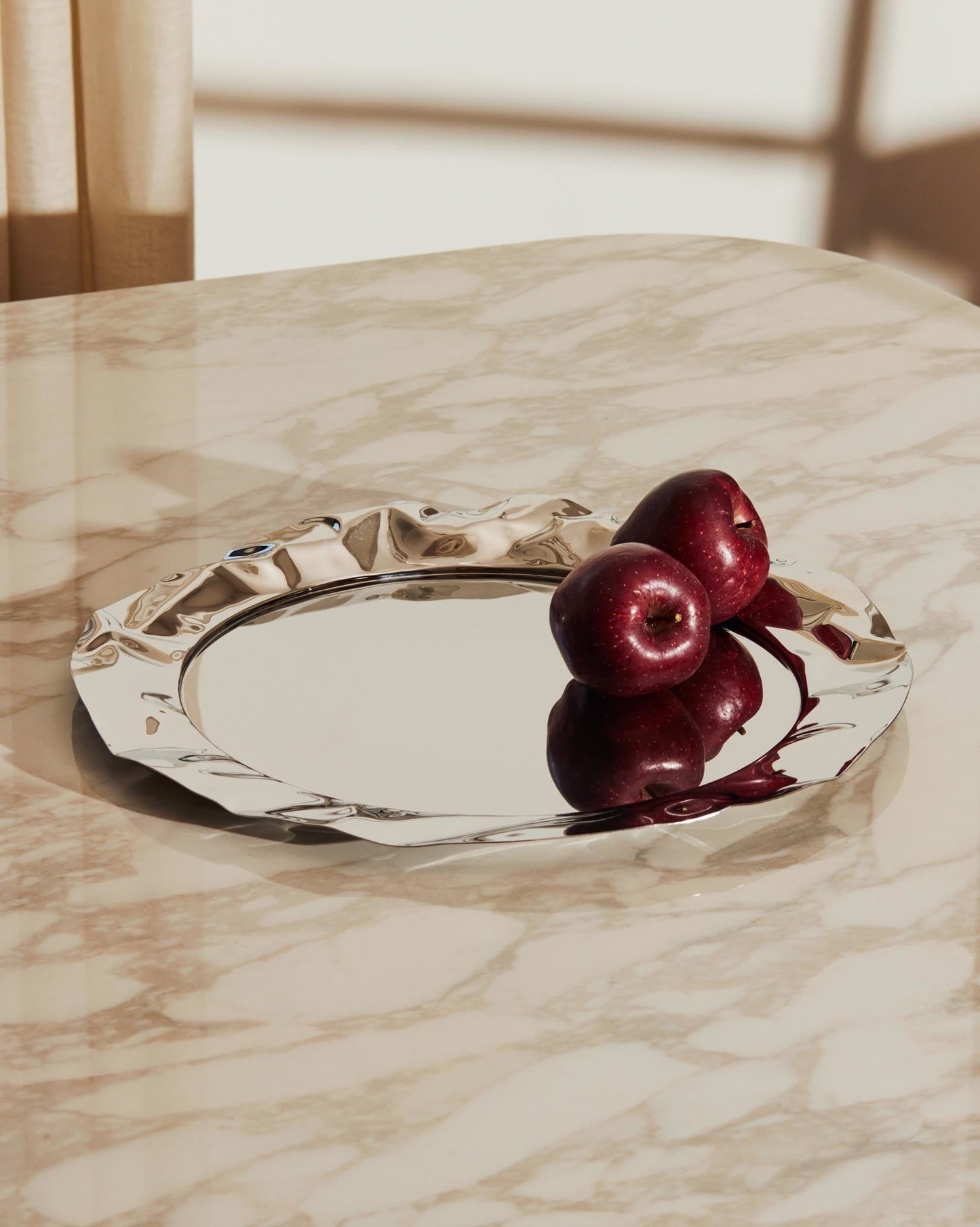 "Foix" Vassoio Rot.Bordo Incr. Alessi