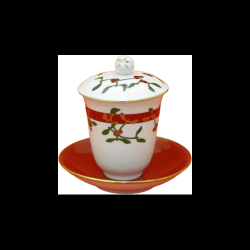 Tazza Brodo Con Piattino Natale
