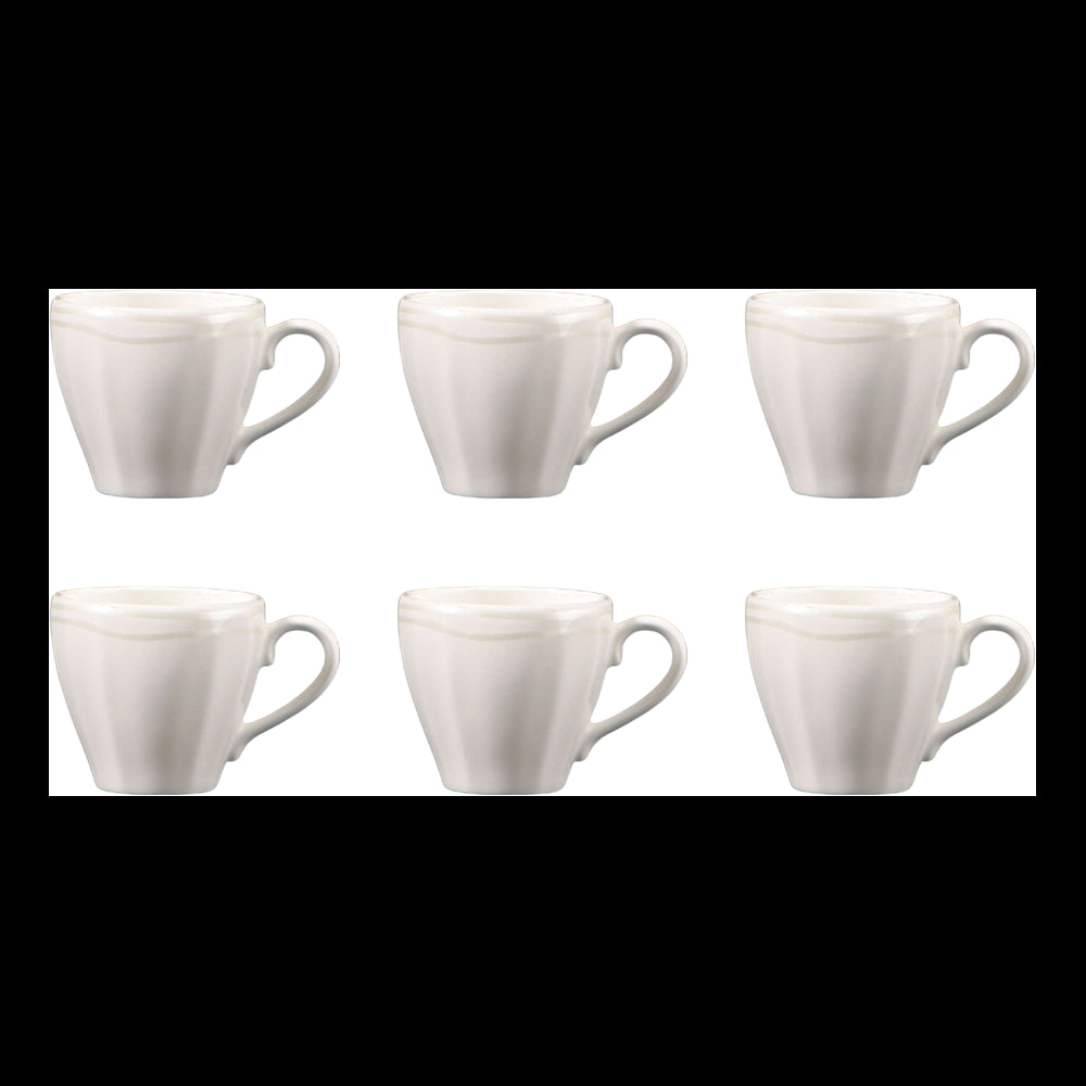 Sei Tazze Caffe C/P Duchessa Alida