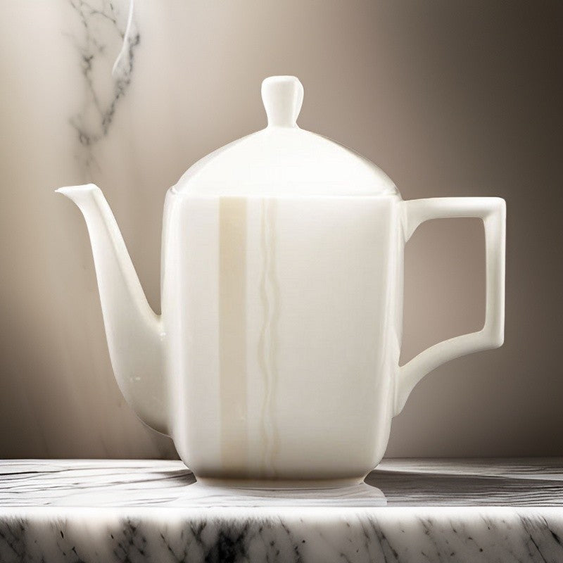 Caffettiera C/Coperchio Quadra Lt 1,000 Vela Sahar