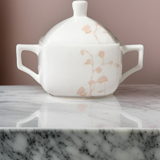 Zuccheriera C/Coperchio Qdr Vela Naif In Rose
