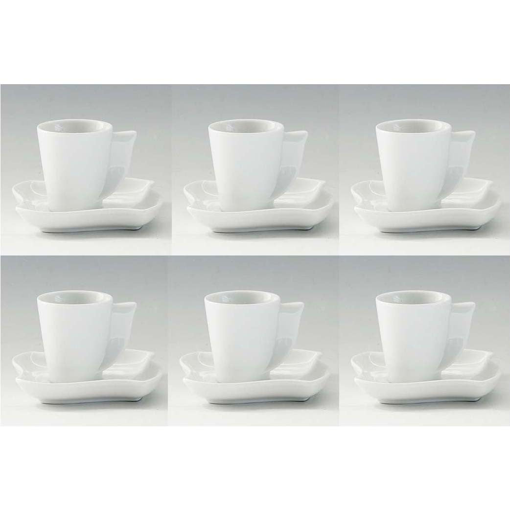 Sei Tazze Caffè Con piattino Dedalo Ginori Ginori 1735