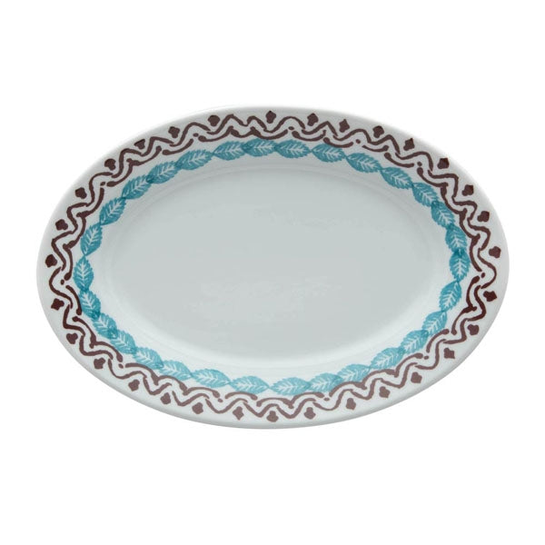 Vassoio Ovale Piccolo Folkware Cm 25 Laveno