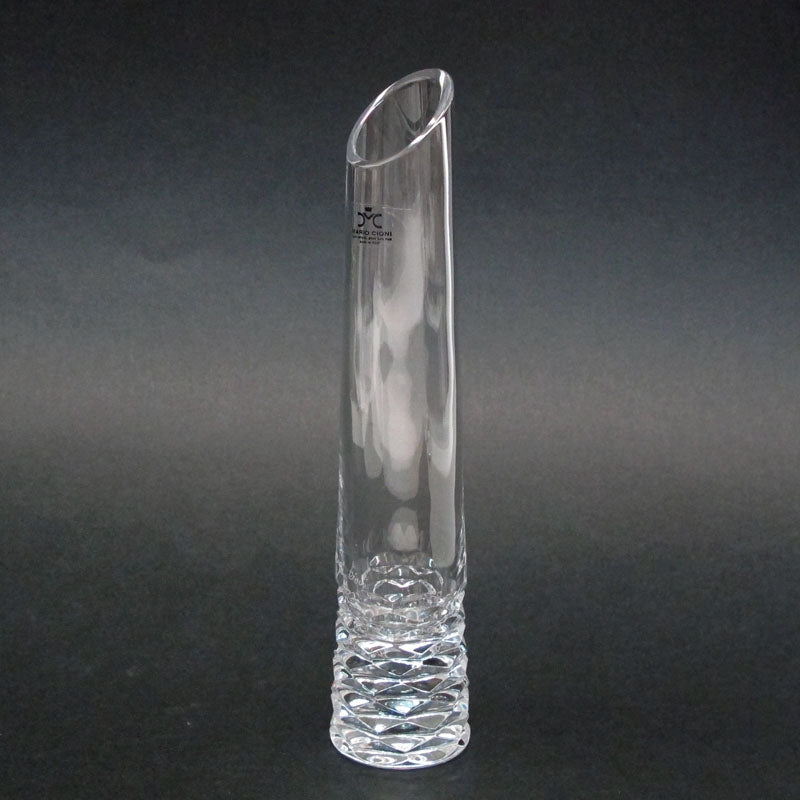 Vaso Monofiore Conico Cristallo