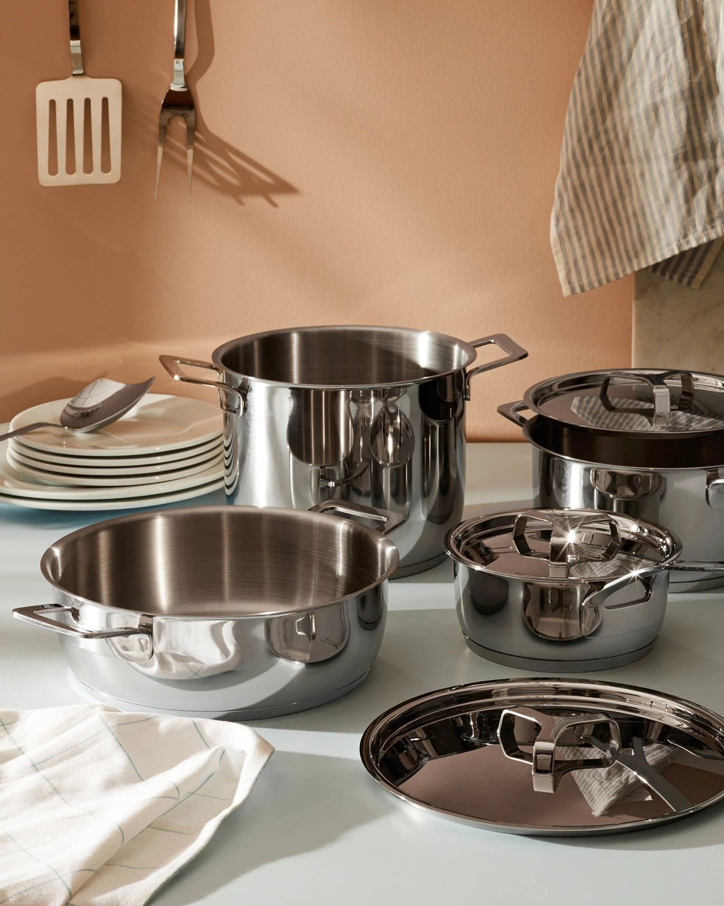 Pots&Pans Set 7 Pezzi Alessi