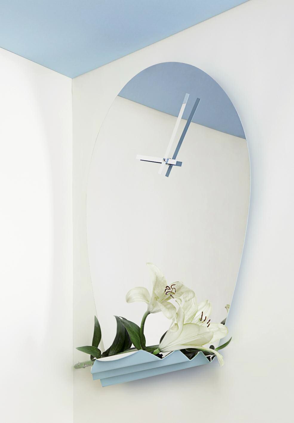 Drop Orologio Specchiato A Muro