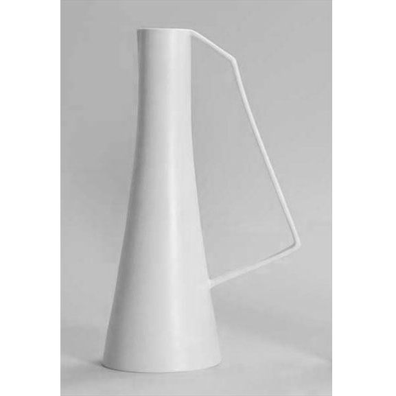 Vaso Brocca Bianco Madreperlato Diamantini