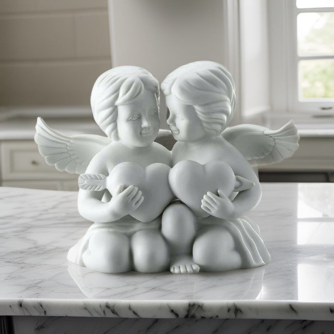 Engel klein Coppia angeli cuore Rosenthal