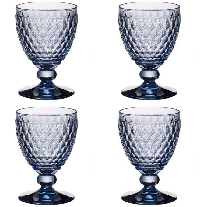 Set 4 Calici Acqua Blue Boston Coloured Villeroy E Boch