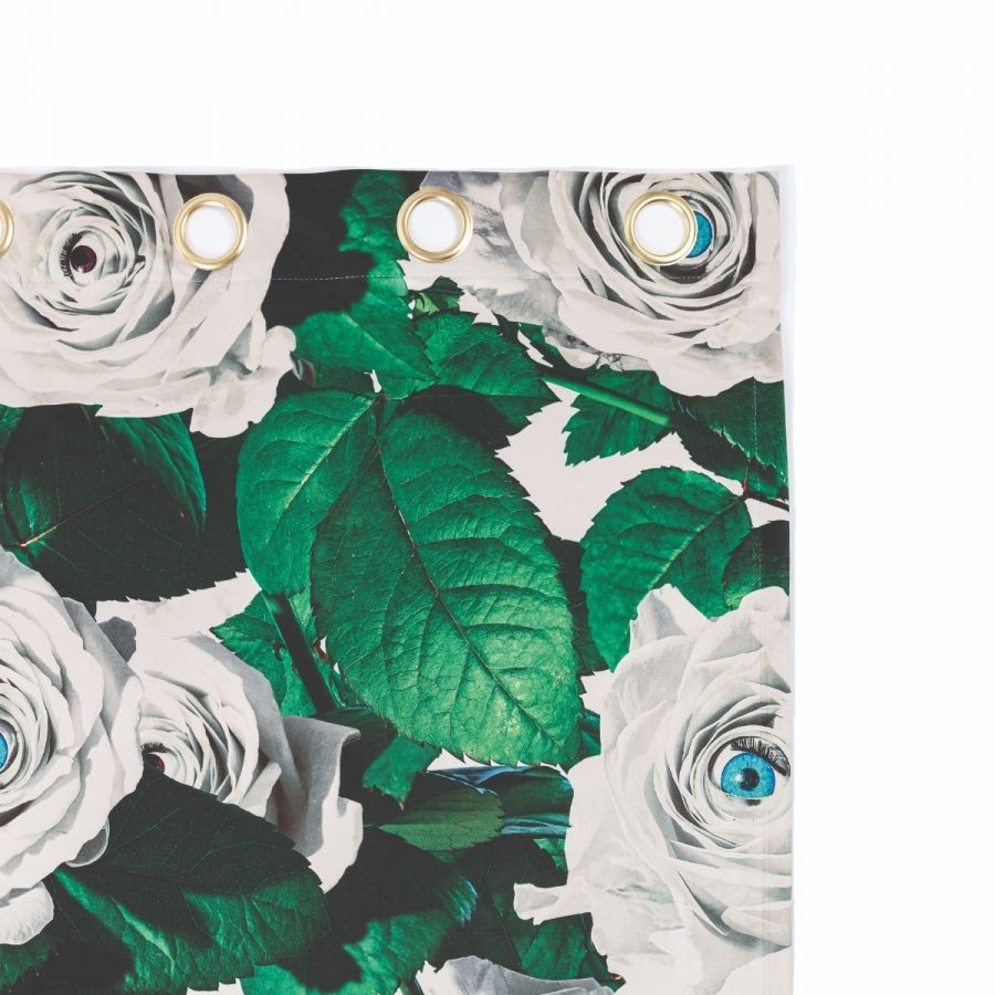 Tenda In Poliestere “Toiletpaper” Left/Right - Roses