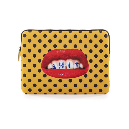Custodia Laptop In Pu Stampato Toiletpaper - Shit Seletti