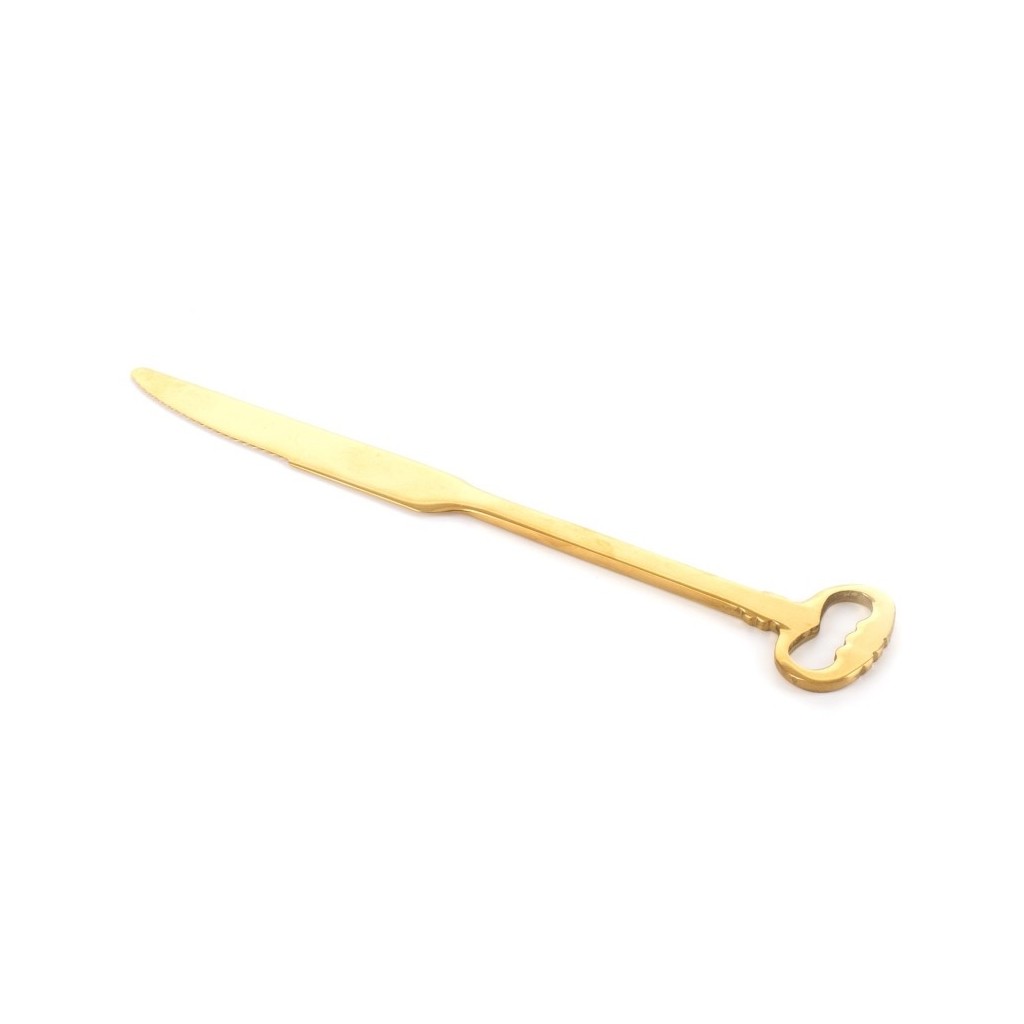 Set.24 Posate In Acciaio Inox 18/0 Gold-Keytlery , 6 Coperti