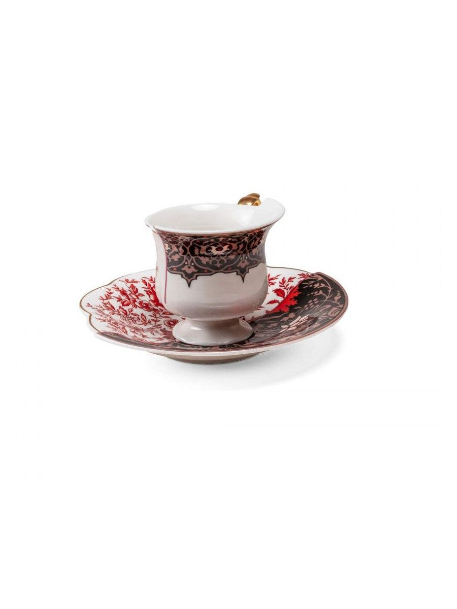 Set 2 Tazzine Da Caffè Con Piattino Hybrid-Sagala